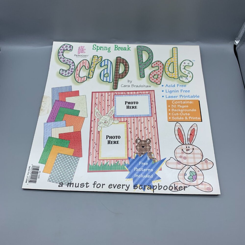Provo Craft 12"x12" SPRING BREAK Scrap Pad with 26 pages